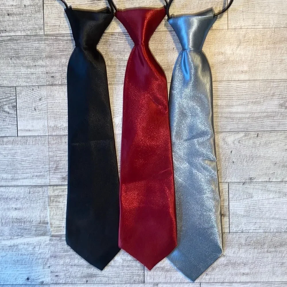 Youth, 3pk 12” Ties, Metallic Collection